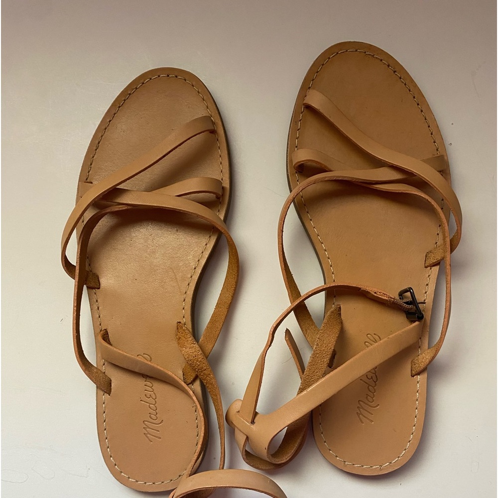 Madewell Boardwalk Skinny Sandals Strap US 7